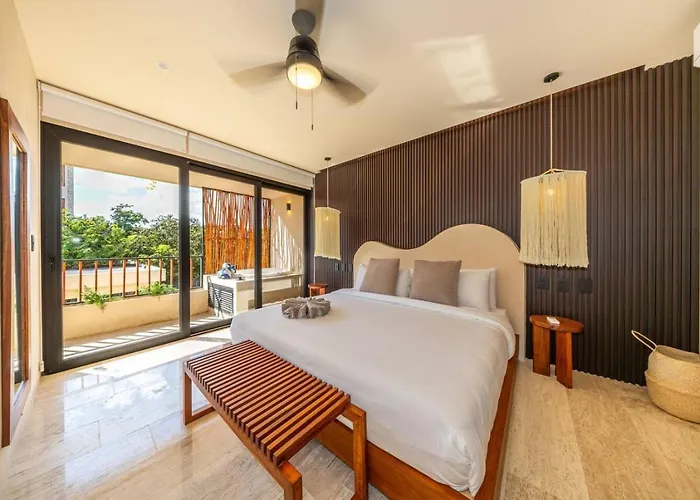 Apartamento Modern 1br W Private Jacuzzi Pool Balcony Tulum