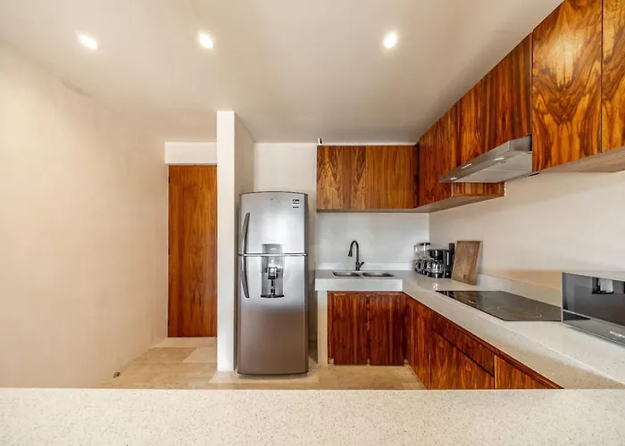 Modern 1br W Private Jacuzzi Pool Balcony * Tulum