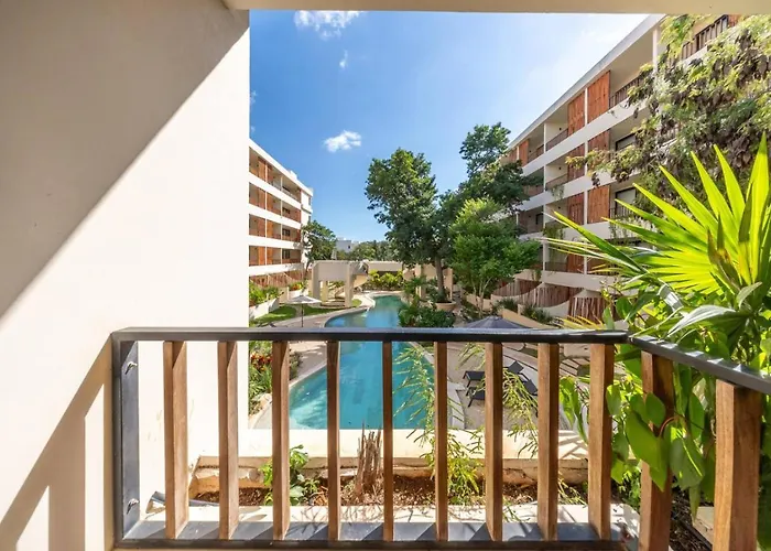 Modern 1br W Private Jacuzzi Pool Balcony Tulum