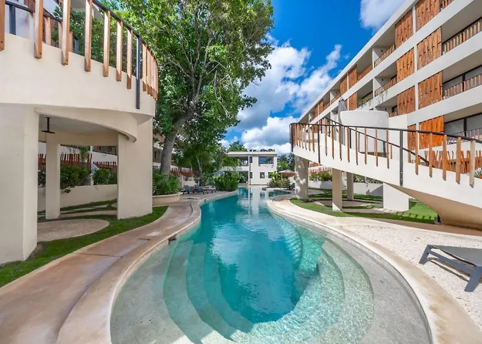 Modern 1br W Private Jacuzzi Pool Balcony Apartamento Tulum